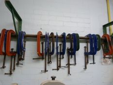 *Twenty Four Assorted G-Clamps