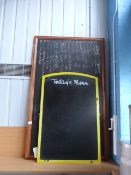 *Two Chalk Boards