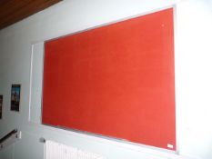 *Two Red Felt Noticeboards