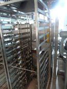 *Stainless Steel Mobile Tray Rack