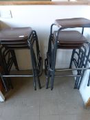 *Eight Stackable Stools