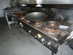 *Five Burner Wet Top Wok Range