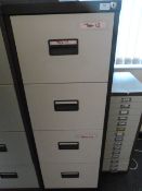 *Four Drawer Coffee and Cream Foolscap Filing Cabinet