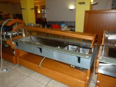 *Afinox Refrigerated Buffet Style Servery Unit with Bain Marie Inserts
