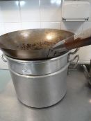 *Aluminium Bain Marie Pan and a Wok