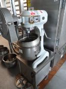 *Hobart Model:AE200 Single Phase Mixer with Stainless Steel Bowls, Paddle Whisk, Dough Hook, Mincing