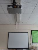 *Epson EMPS3 LCD Projector with Interactive Smart Board and Speakers