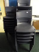 *Twenty Four Stackable School Chairs (Blue)