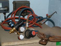 *Set of Oxyacetylene Pipes, Gauges and Welding Torch