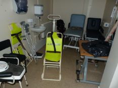 *Contents of the Medical Room Which Includes; Two Examination Tables, Wheelchairs, Two Evac