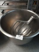 *Hobart 20 Quart Stainless Steel Bowl with Paddle