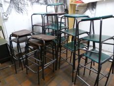*Twenty Two High Seat Laboratory Stools