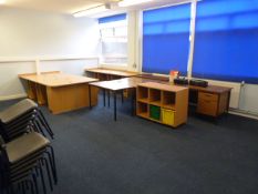 *Contents of Room U10 Which Includes Dry Whiteboard, Audio System, Double Pedestal Desk, Storage