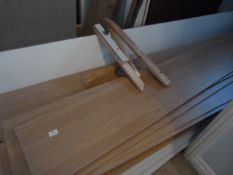 *Various Length of MDF Shelving in Light Oak and White