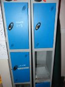 *Two Banks of Three Lockers