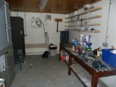 *Contents of the Caretaker's Office Which Includes; Erbauer Cordless Drill, Makita 4.5