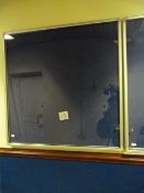 *Perspex and Aluminium Lockable Noticeboard