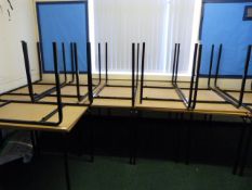 *Fourteen Stackable School Tables