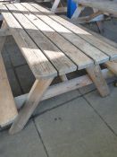 *Six Seat Softwood Picnic Bench