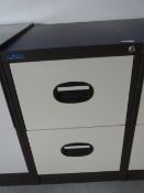 *Coffee and Cream Two Drawer Foolscap Filing Cabinet