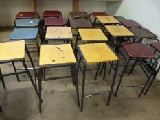*Twenty Assorted High Seat Stools