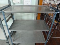 *Three Tier Catering Trolley