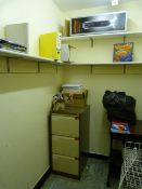 *Contents of the Storeroom Which Includes; Computer Tables, Three Drawer Foolscap Filing Cabinet,