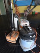 *Two Commercial Vacuums and a Floor Cleaner, etc.