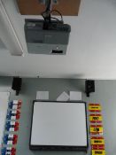 *Epson EMP822 LCD Projector with Interactive Whiteboard and Speakers
