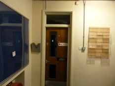 *Tea Slot Leaflet Dispensing Board and a Perspex and Aluminium Noticeboard