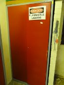 *Red and Grey Steel Lockable Cabinet