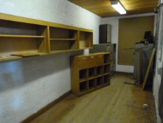 *Contents of the Gymnasium Storeroom Which Includes Filing Cabinets, Pigeon Holes, etc.