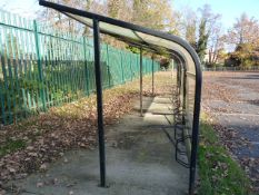 *Perspex and Steel Bike Shed