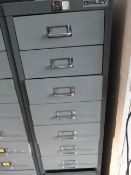 *Bisley Nine Drawer Filing Cabinet