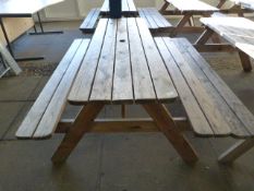 *Six Seat Softwood Picnic Bench
