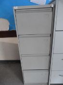 *Grey Four Drawer Foolscap Filing Cabinet