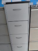 *Grey Four Drawer Foolscap Filing Cabinet