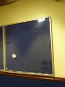 *Perspex and Aluminium Lockable Noticeboard