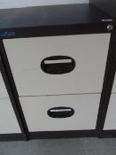*Coffee and Cream Two Drawer Foolscap Filing Cabinet