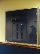 *Perspex and Aluminium Lockable Noticeboard