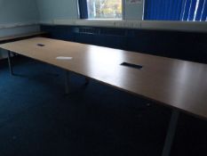 *Large Boardroom Table and Eight School Tables