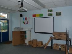 *Contents of Classroom U23 Which Includes; Epson EMP822h LCD Projector, Interactive Smartboard,