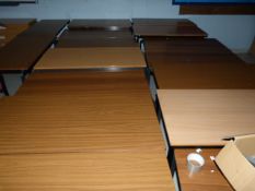*Sixteen Assorted School Tables
