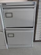 *Grey Two Drawer Foolscap Filing Cabinet
