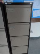 *Coffee and Cream Four Drawer Foolscap Filing Cabinet