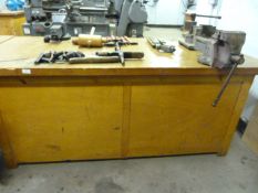 *Engineers Work Bench Fitted with Two Record No.5 Engineers Vices