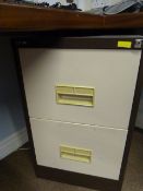 *Two Drawer Foolscap Filing Cabinet (Coffee and Cream)