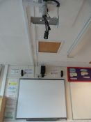 *Interactive Smart Board and a Drywipe Board with Speakers and LCD Projector Ceiling Bracket