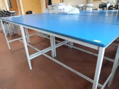 *Eight Laboratory Tables with Chemical Resistant Tops