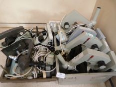 *Box Containing Four Microscopes, etc.